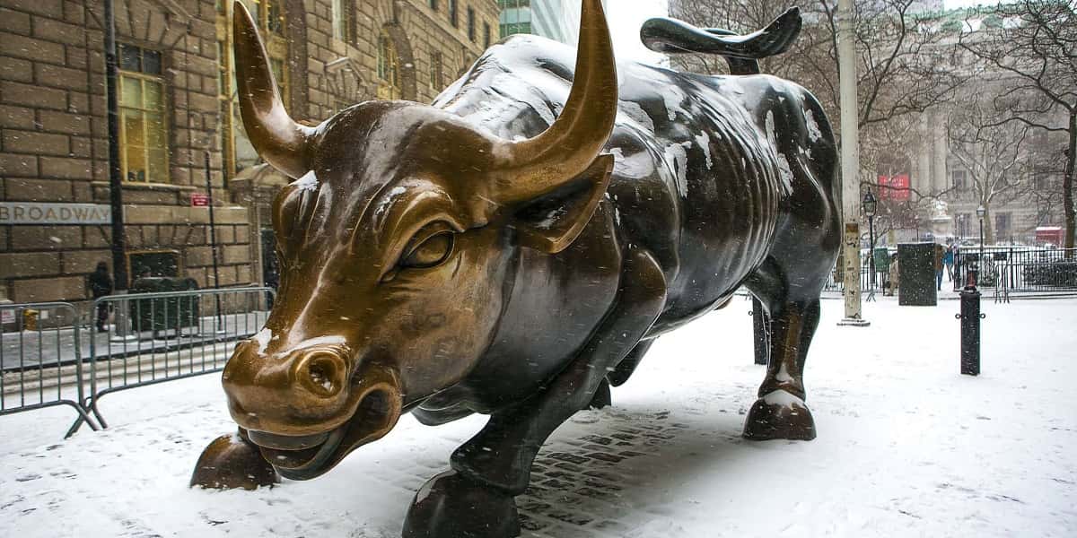 Business and Finance Icon, NYSE Charging Bull