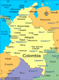 Peta Kolombia