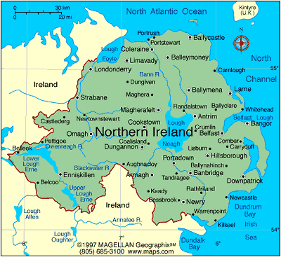  Ireland on United Kingdom Supplemental Maps For United Kingdom Northern Ireland