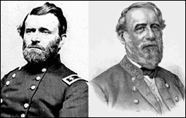 Ulysses S. Grant and Robert E. Lee