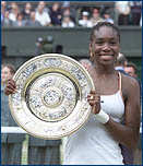 2008 Wimbledon Women's Singles Champion Venus Williams