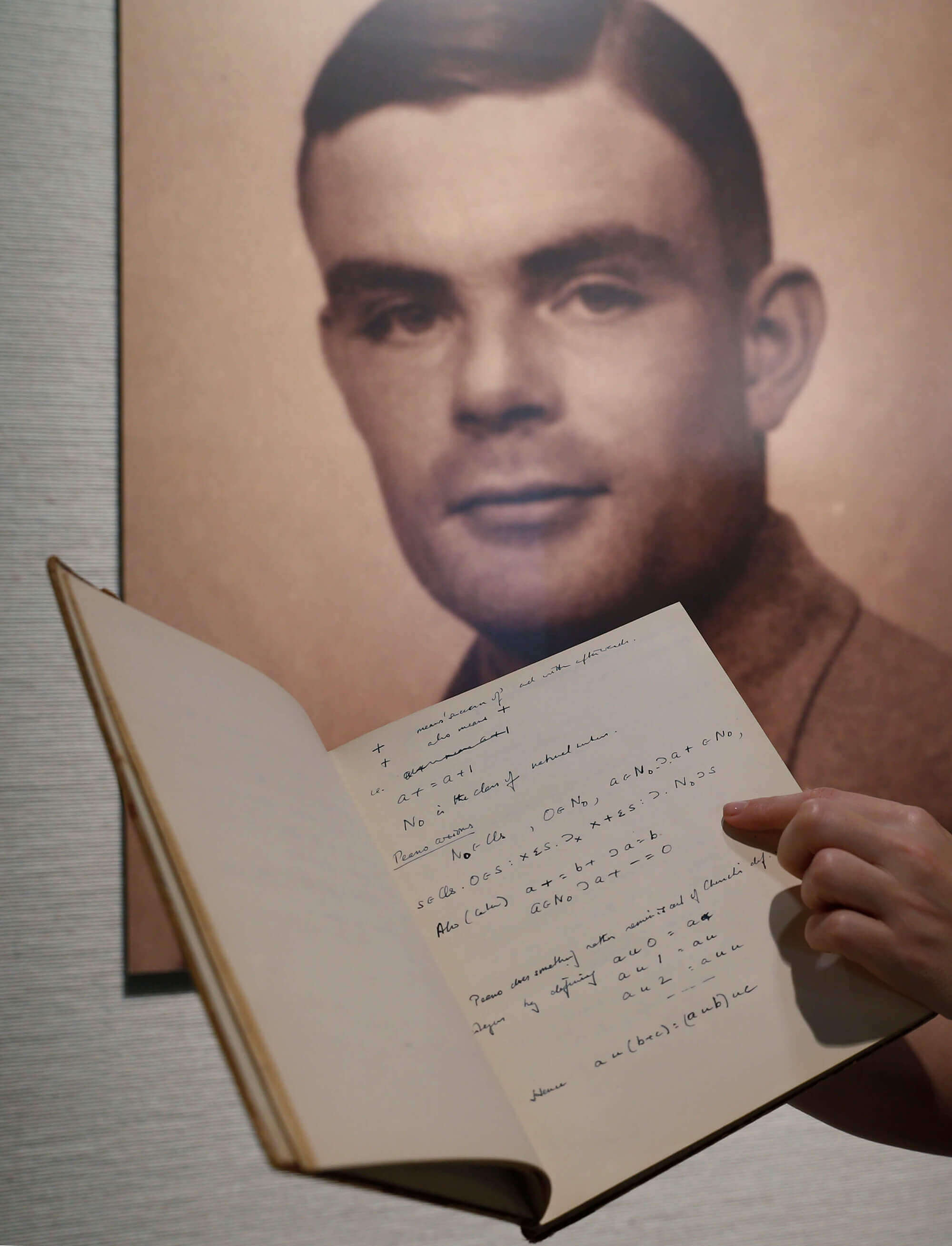 image of Alan Turing, the World War II code-breaking genius