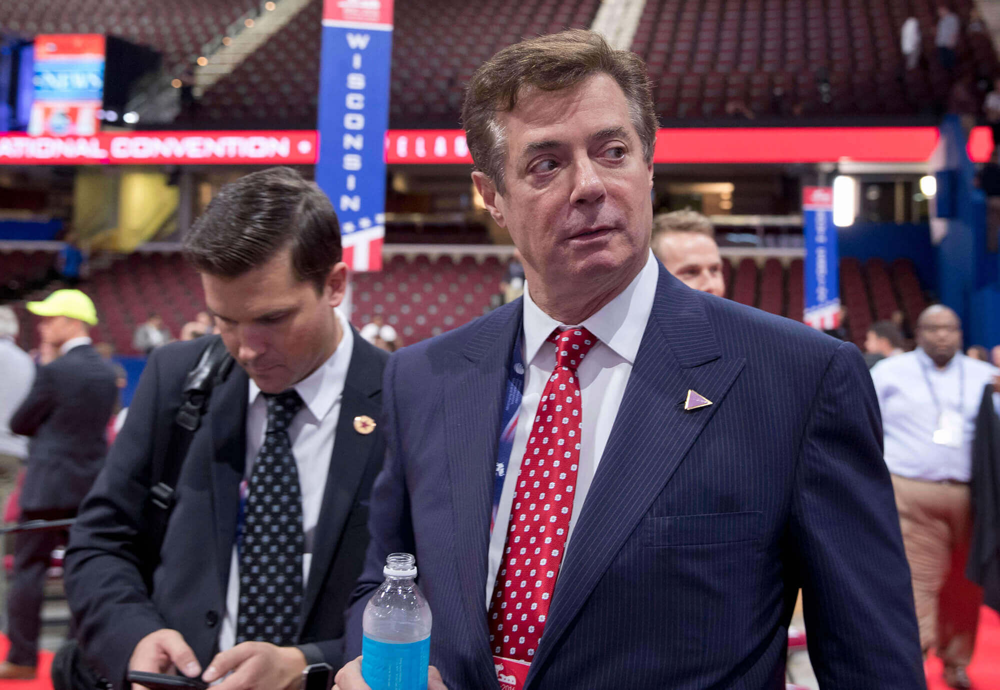 Image of Paul Manafort at Republican Convention in Cleveland