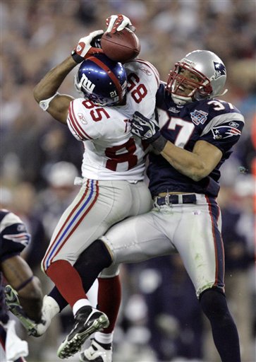 Super Bowl XLII New York Giants David Tyree