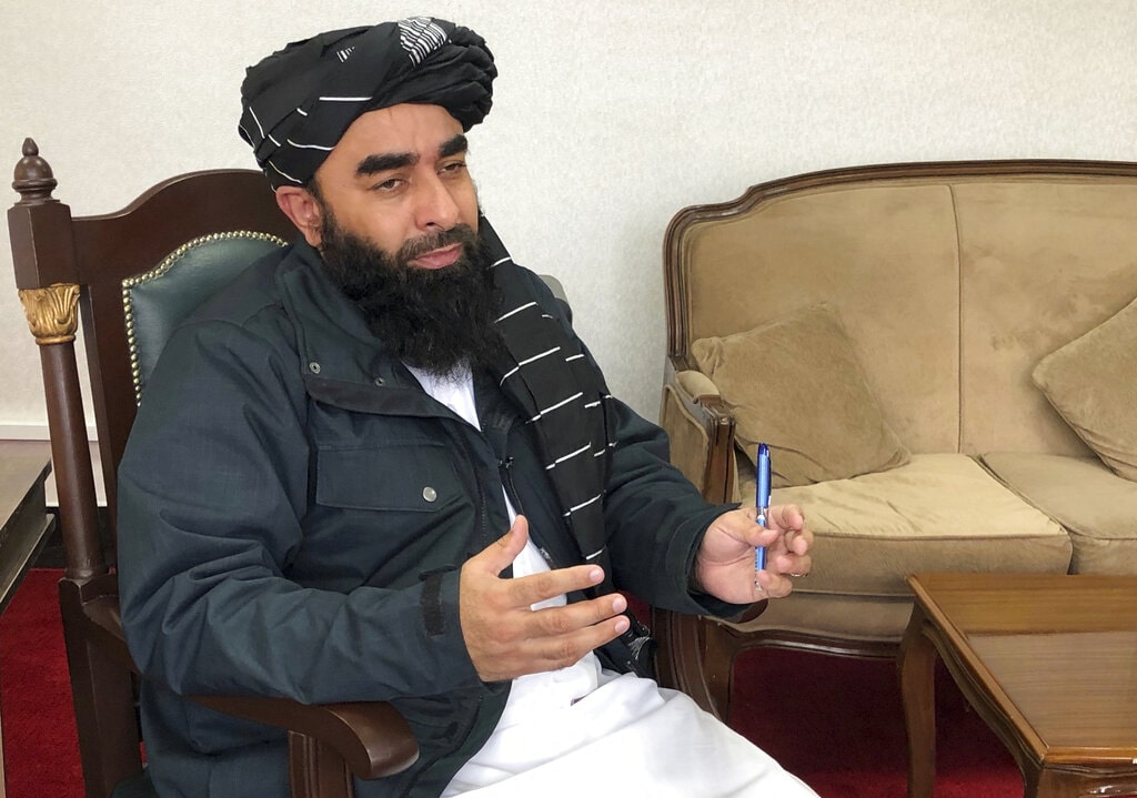 Taliban government spokesman Zabihullah Mujahid