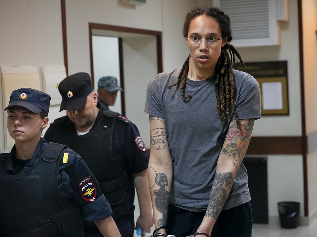 Brittney Griner held in Russian captivity