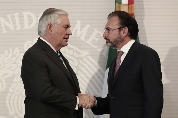Foreign Minister Videgaray Meets Secretary of State Tillerson