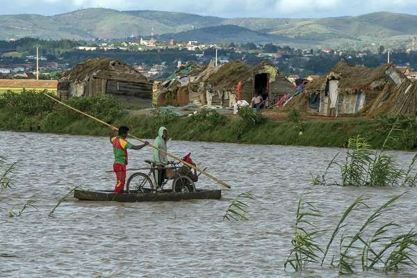 Waters Flood the Streets of Antananarivo