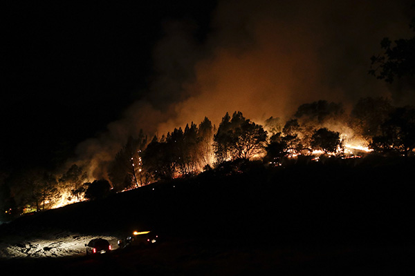 The Rampage of California Wildfire