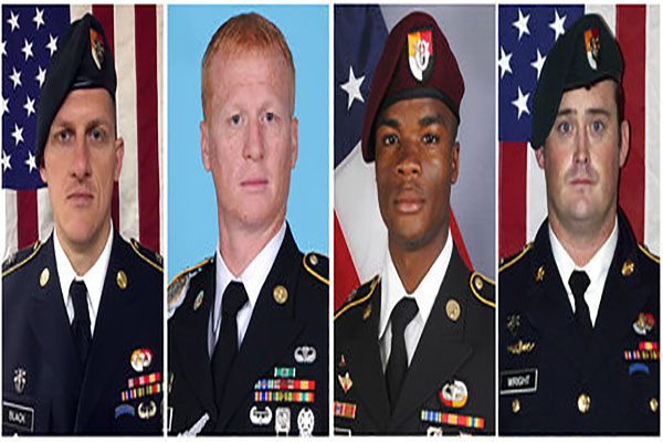 The four soldiers killed in NIger