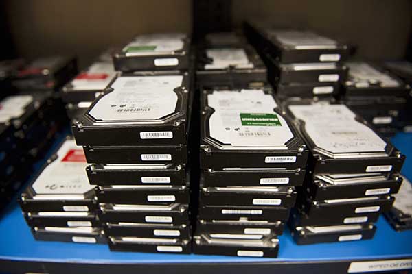 Various hard drives