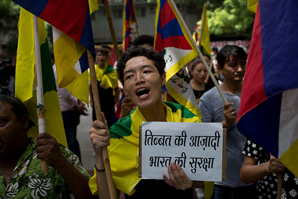 Protest over occupation of Doklam
