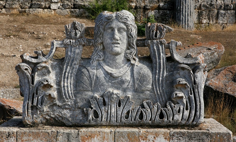 Female figure by the Temple of Zeus at Aizanoi