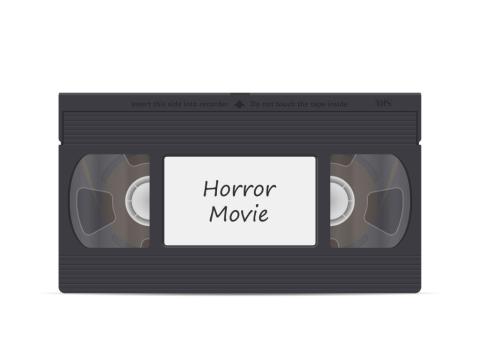 Horror movie VHS
