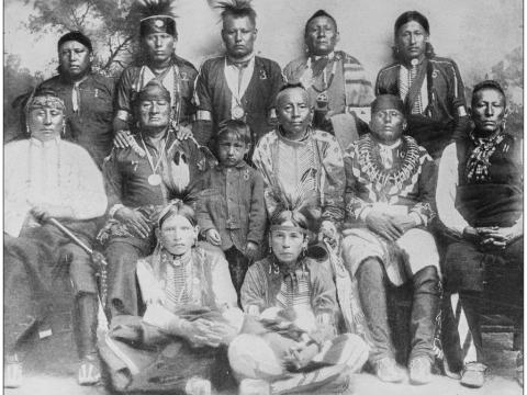 Native Americans in a photograph