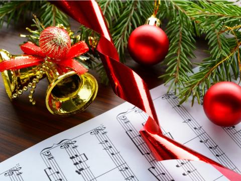 Christmas music sheet