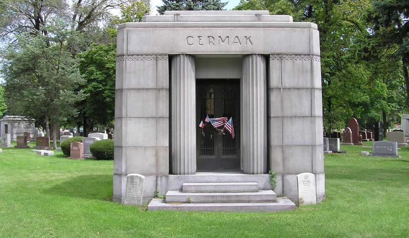 Chicago Mayor Anton J. Cermak was killed in an assassination attempt on president-elect Franklin D. Roosevelt