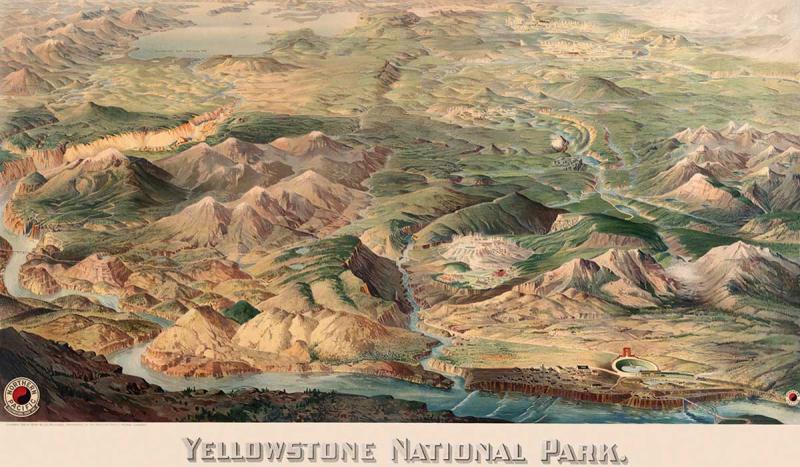 Yellowstone became the world&#39;s first National Park.