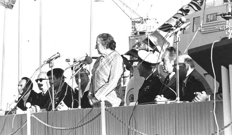 Golda Meir was sworn in as prime minister of Israel.