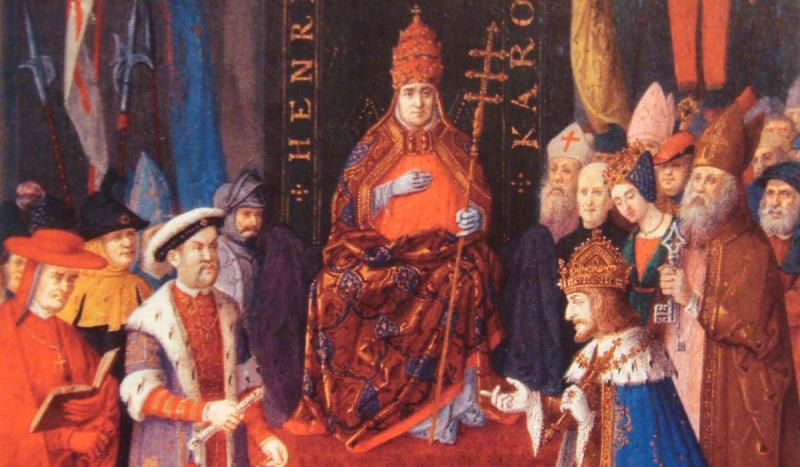 Pope Clement VII excommunicated England's King Henry VIII. 