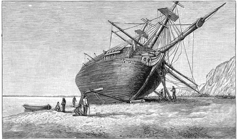 Darwin began his voyage aboard the HMS Beagle.