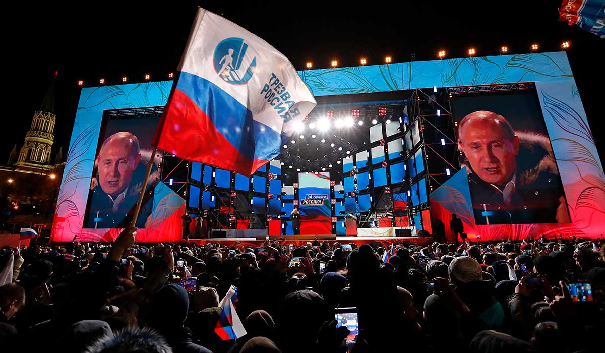 Vladimir Putin Re-elected