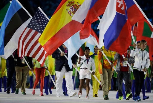closing ceremony at Rio Summer Games