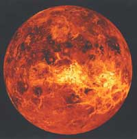the planet Venus