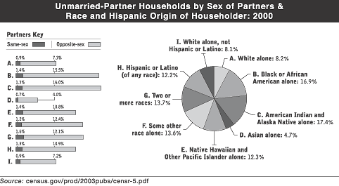 Unmarried-Partner Households by Sex of Partners & Race and Hispanic Origin of Householder: 2000