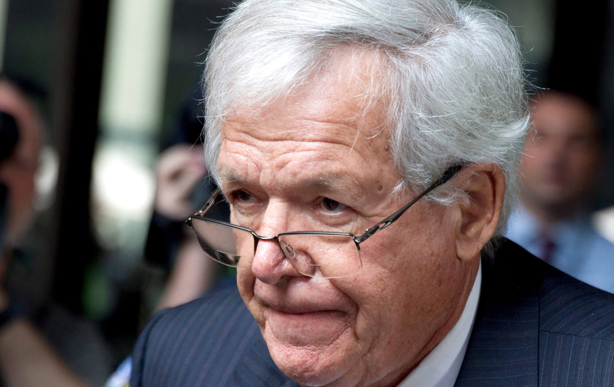 A close up picture of the former Speaker of the House, Dennis Hastert.