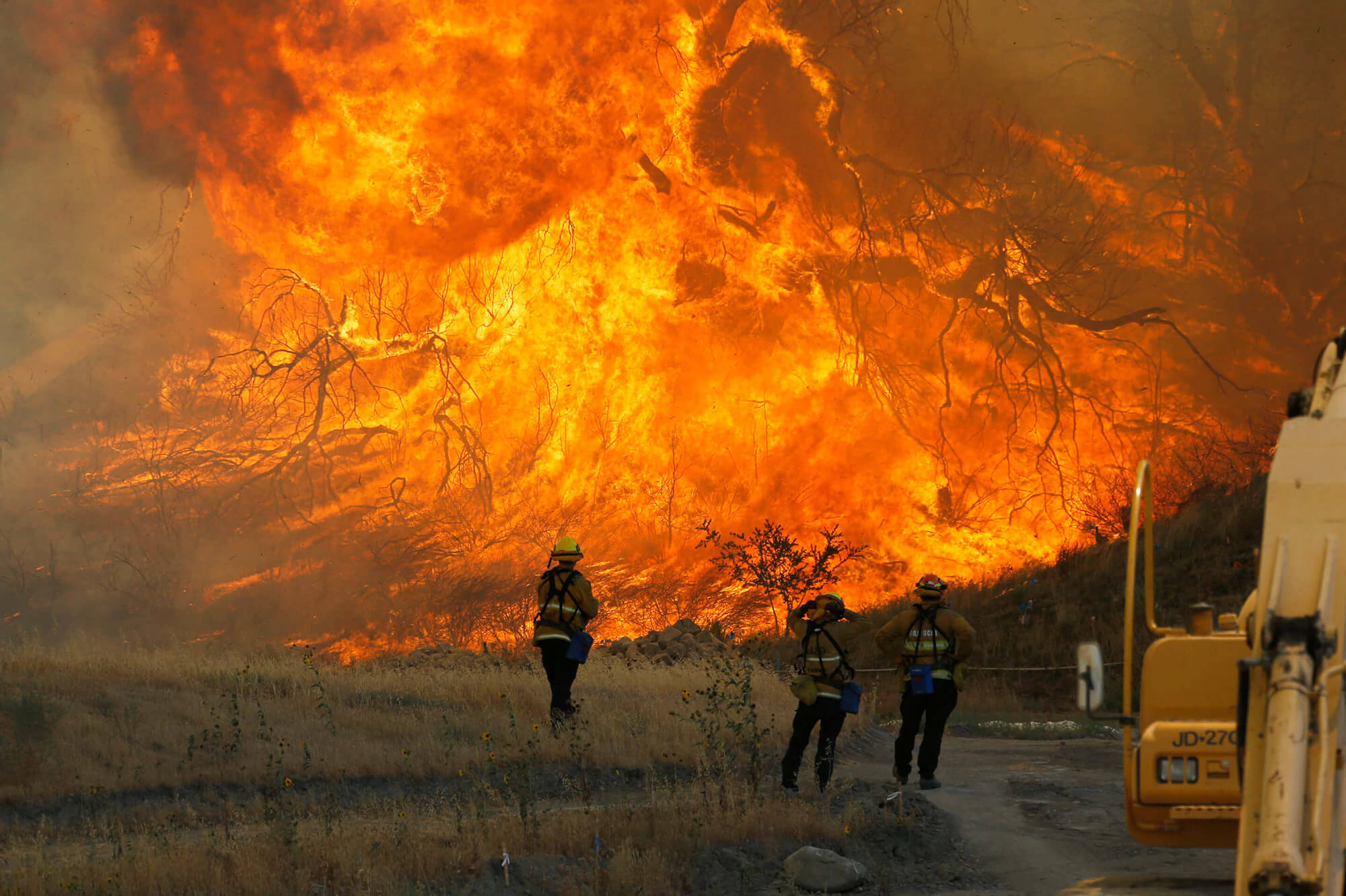 Image of the California fire