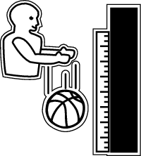 Use this chart to keep track of how high your basketball bounces at different levels of inflation. Be sure to drop the ball from a height of 1.8 meters (6 feet).