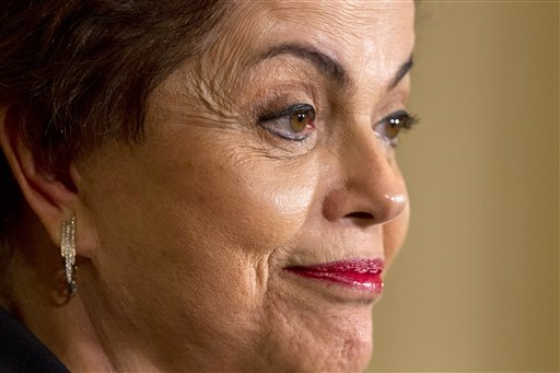 Brazil's first female president, Dilma Rousseff