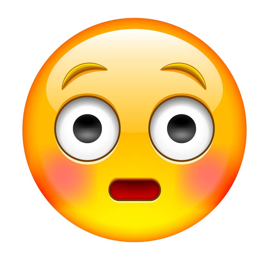 emoji showing surprise