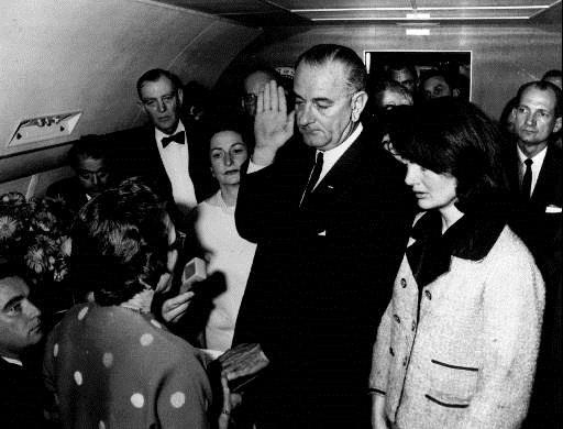 LBJ takes oath after JFK assassination