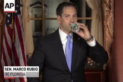 Marco Rubio water bottle