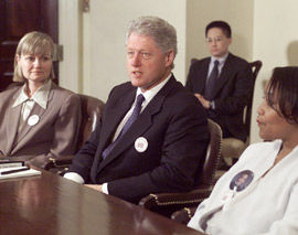 Dees-Thomases and Pres. Clinton
