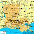 Map of Louisiana