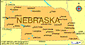 Map of Nebraska