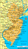 Map of New Jersey