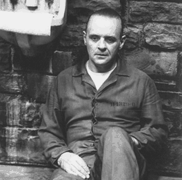 Anthony Hopkins in 'The Silence of the Lambs'