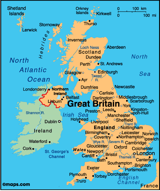 United Kingdom Map: Regions, Geography, Facts & Figures | Infoplease