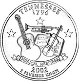 State Quarter of Tennessee (reverse)