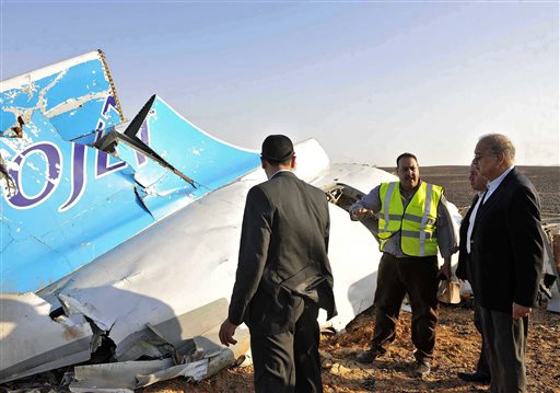 Russian plane crash in Egypt