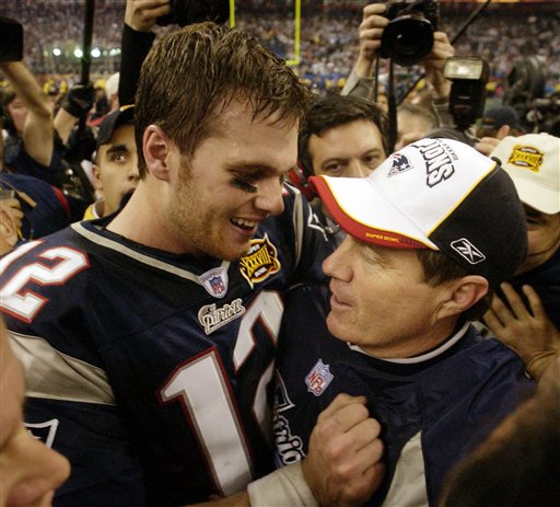 Super Bowl XXVIII Tom Brady Bill Belichick