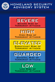 Dept. of Homeland Security's Homeland Security Advisory System