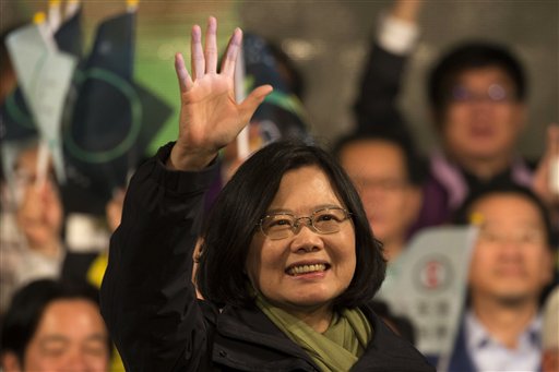 First Female President of Taiwan Tsai Ing-wen