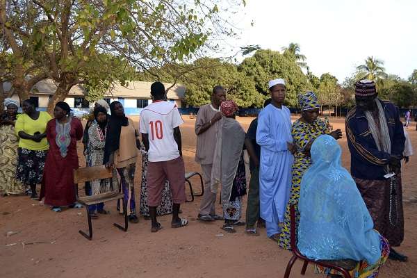 Citizens of the Gambia Exercise Their Voting Rights