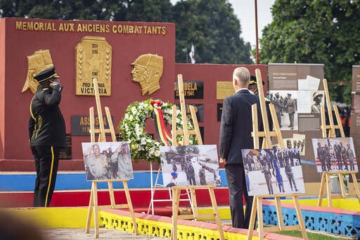 Belgian king visits the Democratic Republic of Congo