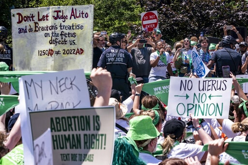 Supreme Court overturns Roe v Wade abortion rights